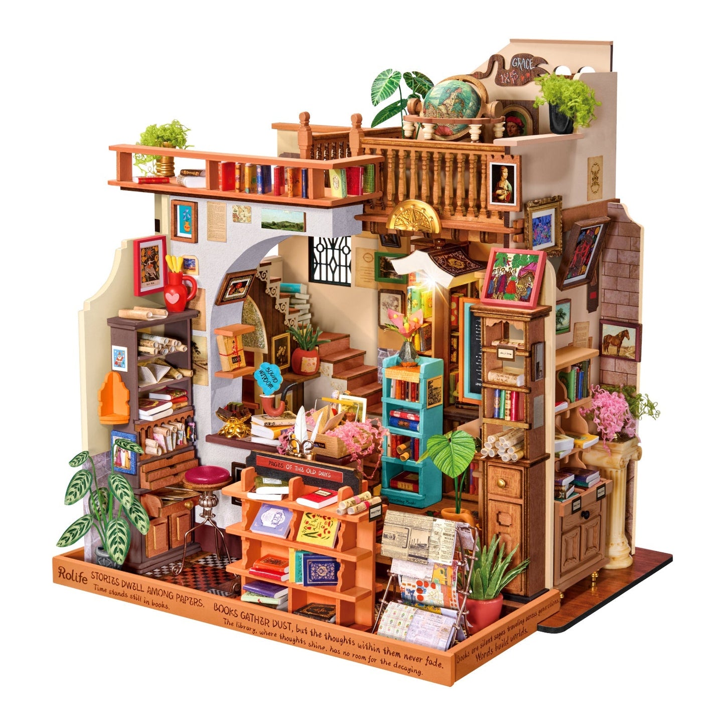 Robotime Rolife Pagestory Books DIY Miniature House