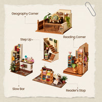 Robotime Rolife Pagestory Books DIY Miniature House