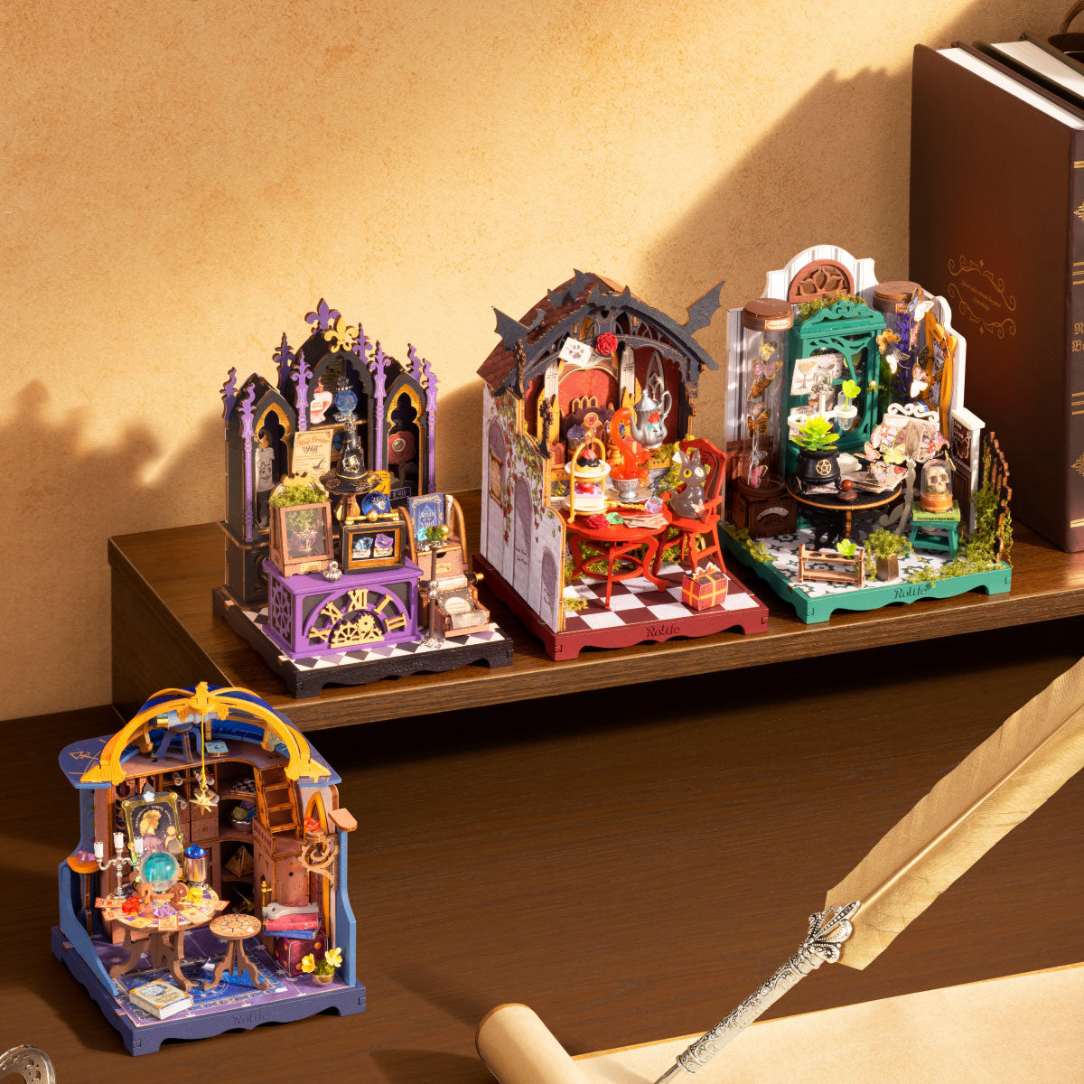 Robotime Rolife Rosa Salon DIY Miniature House
