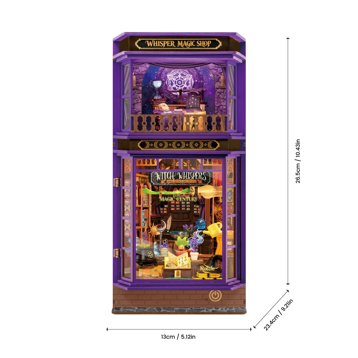 Robotime Rolife Whisper Magic Shop DIY Book Nook
