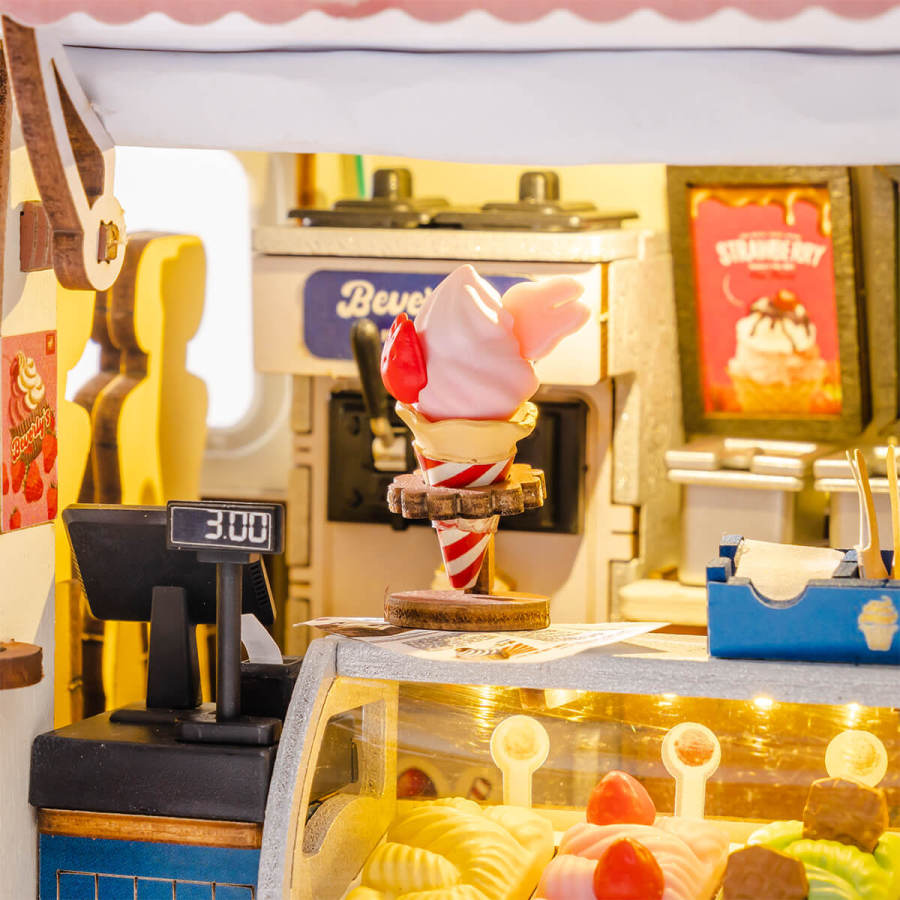 Rolife 3D Wooden Puzzle - Beverly's Ice Cream Truck TGS06