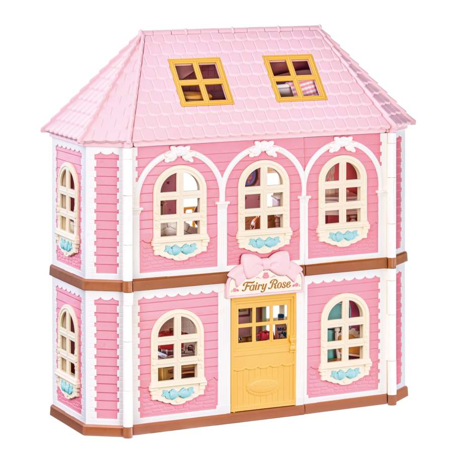 Robotime Rolife DIY Dollhouse Kit- Haley Island Fairy Rose Cottage HH001