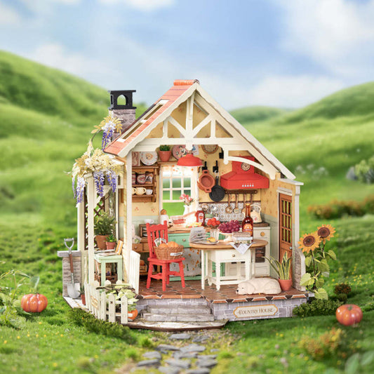 Robotime Rolife DIY Miniature House - Sunlit Farmhouse Kitchen DH101