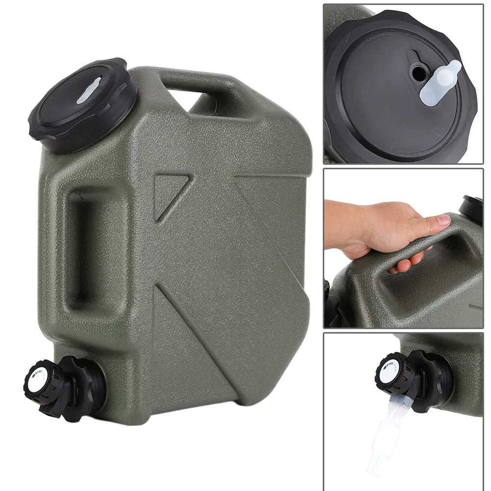 Camp Water Bucket Large Capacity Portable 3-12L