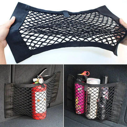 Car Back Rear Mesh Trunk Seat Elastic String Net