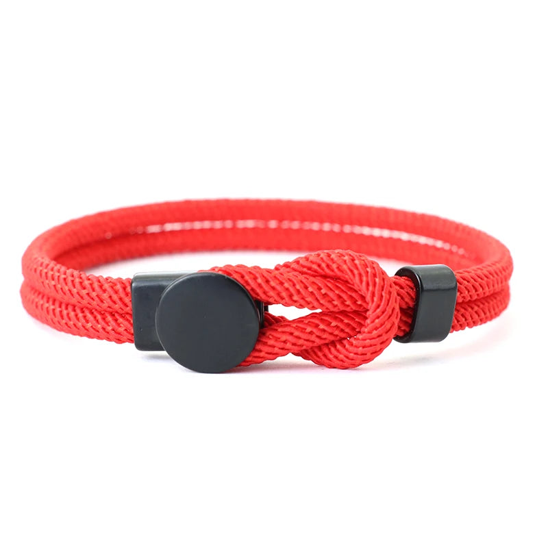 Novel Men Rope Bracelet Double Layer