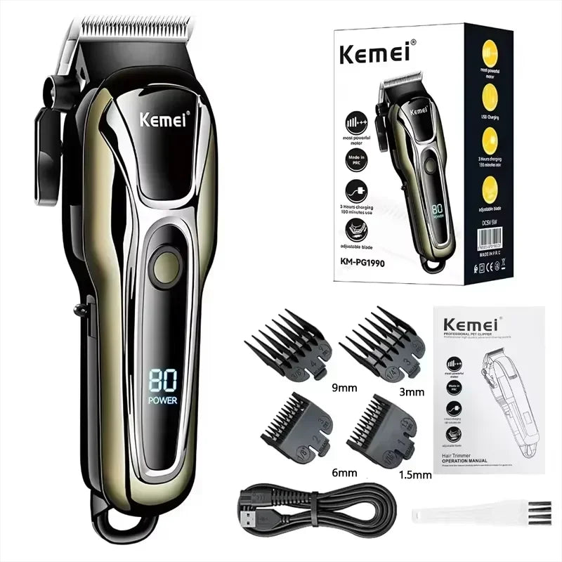 Kemei PG1990A Rechargeable Hair Clipper