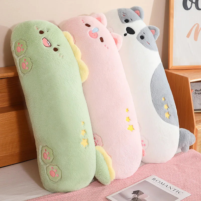 Animal Plush Long Pillow 80/100cm