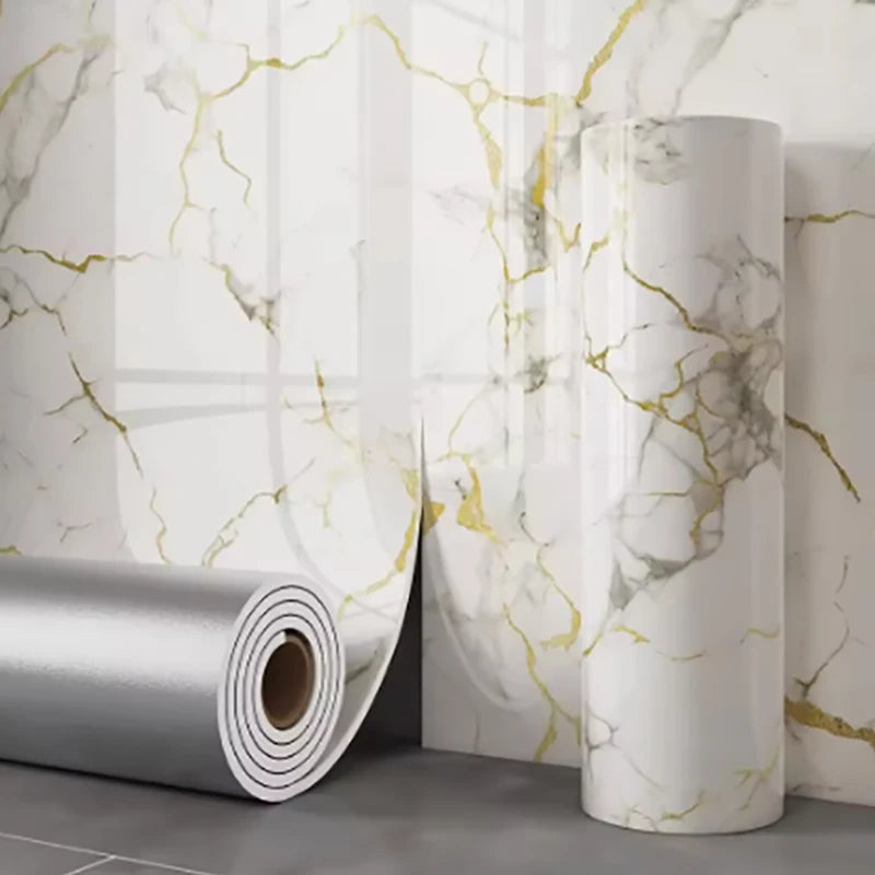 Marble Thick Foam Bedroom Wallpaper