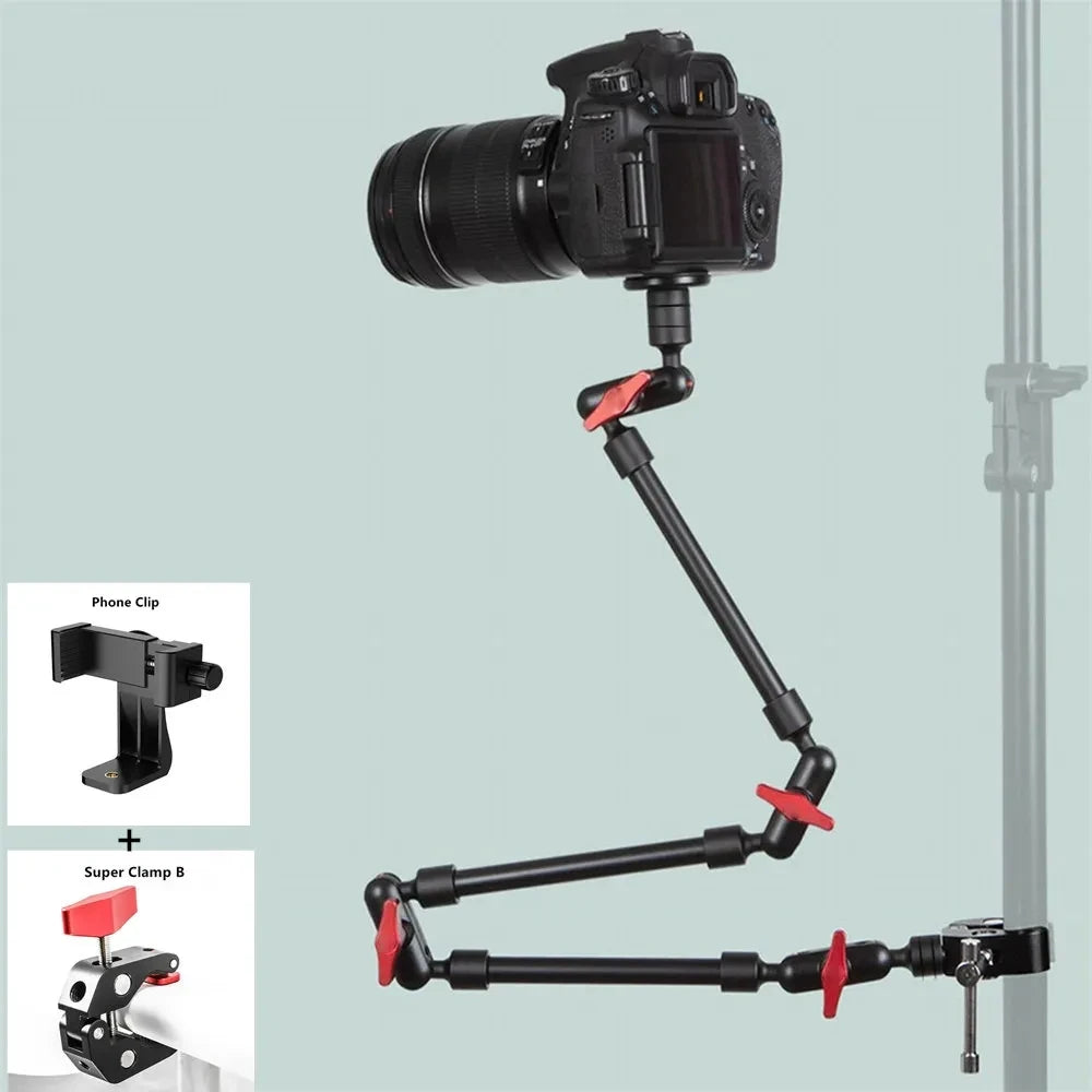 Camera Magic Arm with Super Clip Bracket for Smartphone