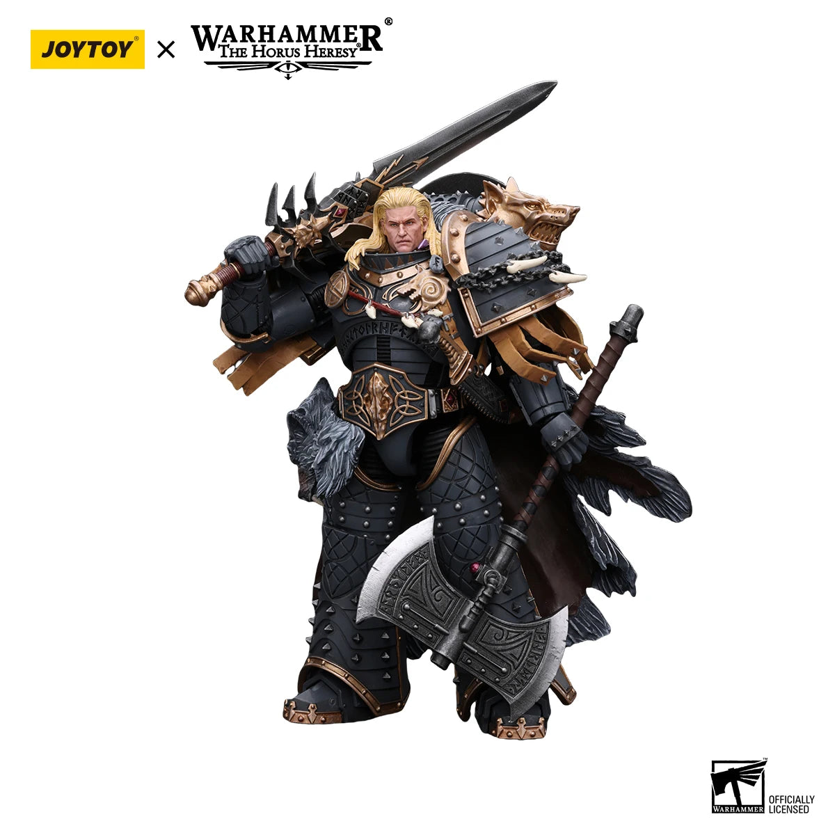 JOYTOY Warhammer 40k 1/18 Action Figures Space Wolves Leman Russ Primarch of the VIth Legion