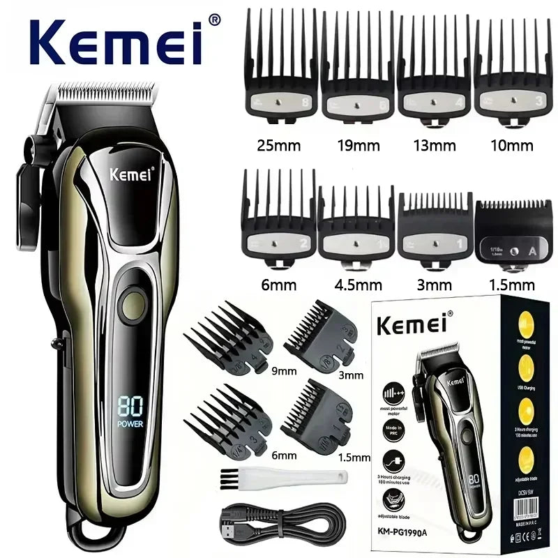 Kemei PG1990A Rechargeable Hair Clipper