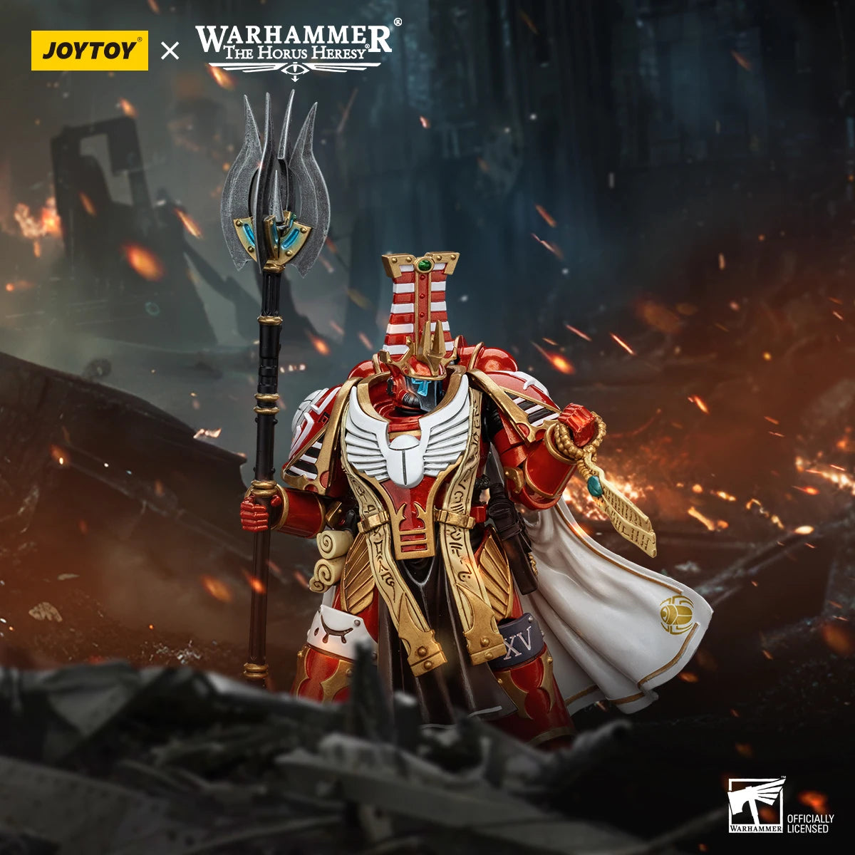 JOYTOY Warhammer 40k 1/18 Action Figures Anime 15.7cm Thousand Sons Legion Librarian Consul