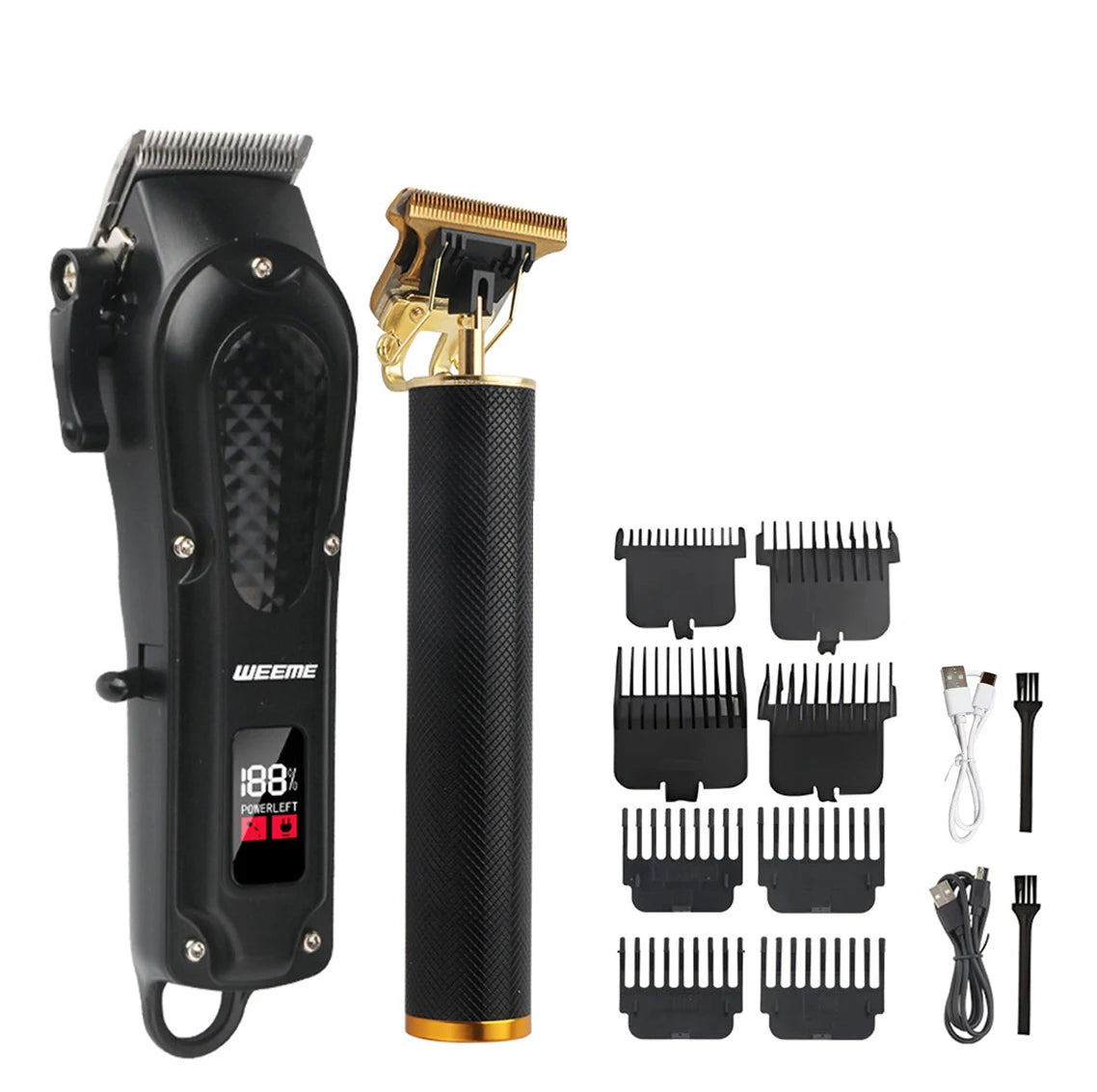 T9 Vintage Men's Electric Hair Clipper Beard Trimmer/Rechargeable