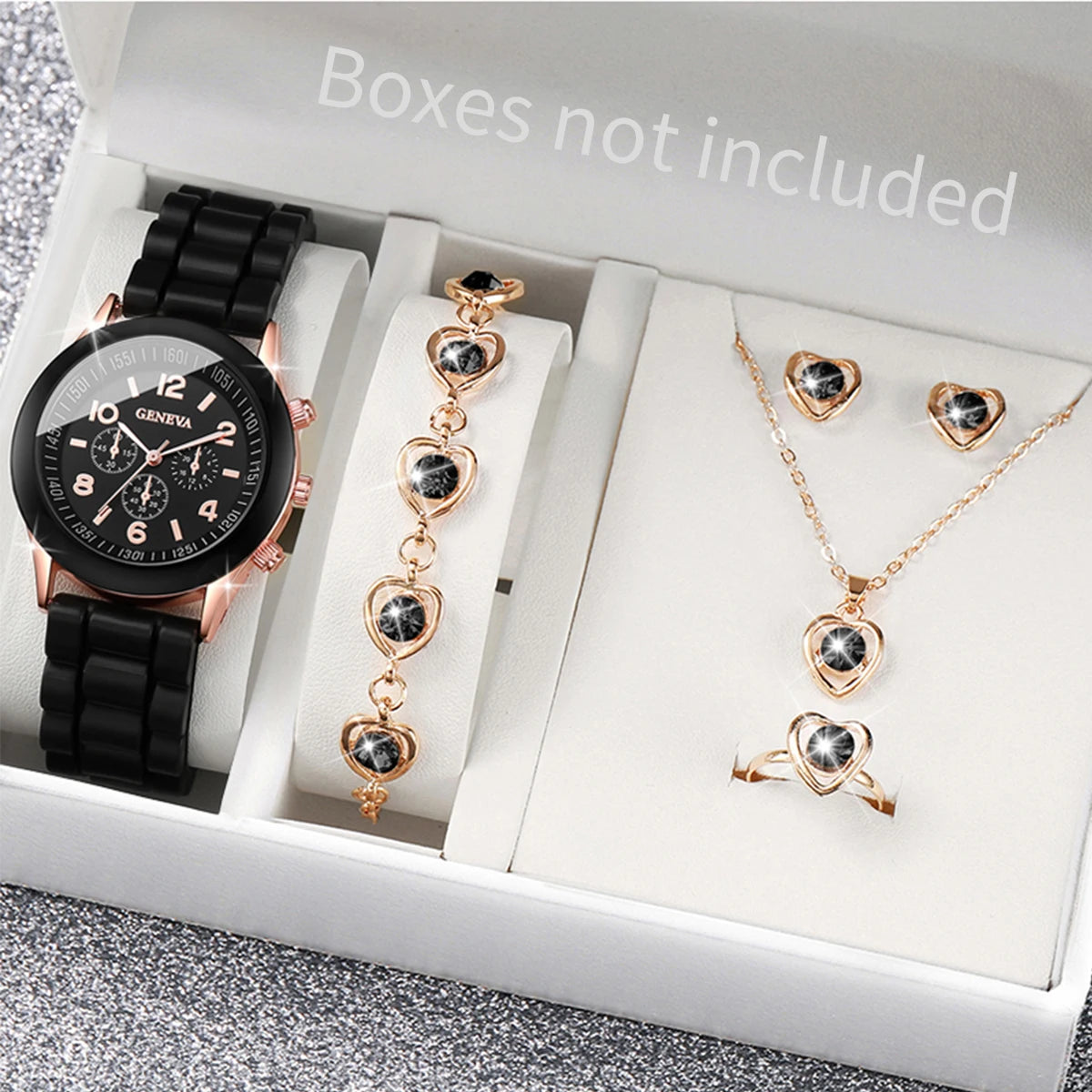 Women Watches Jewelry Set