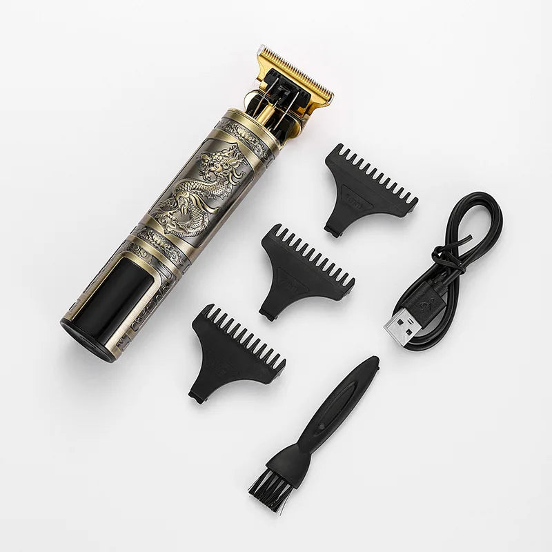 Three-speed Variable Gear T9 Hair Trimming Electric Shaver