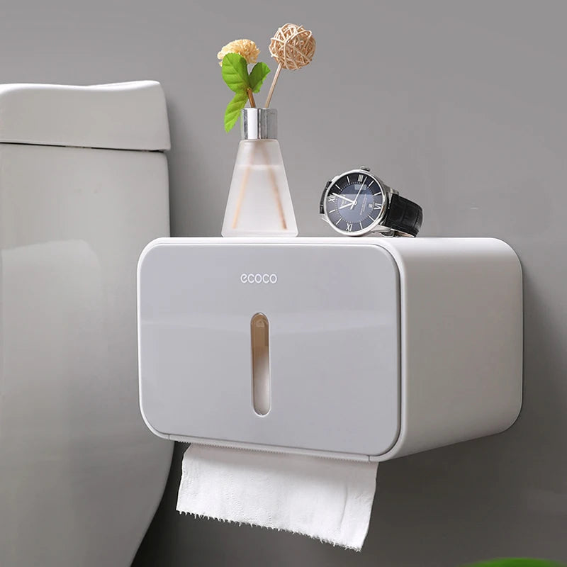 ECOCO Toilet Paper Roll Holder Wall Mounted