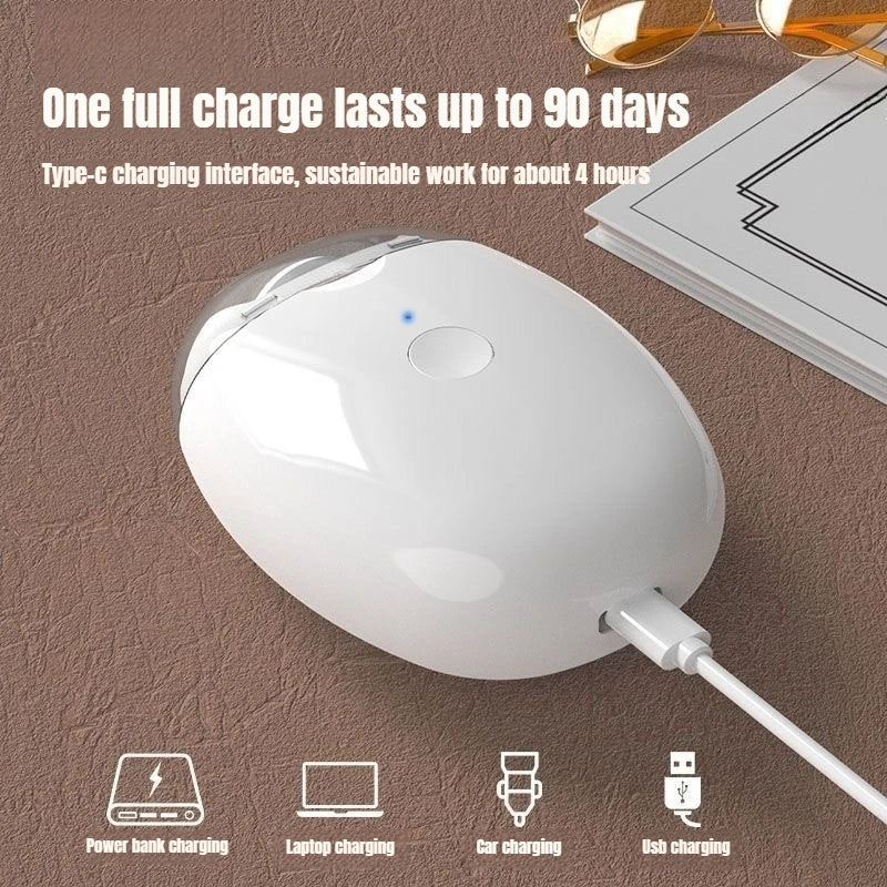 2 IN 1 Electric Nail Clipper Cutter with LED Light