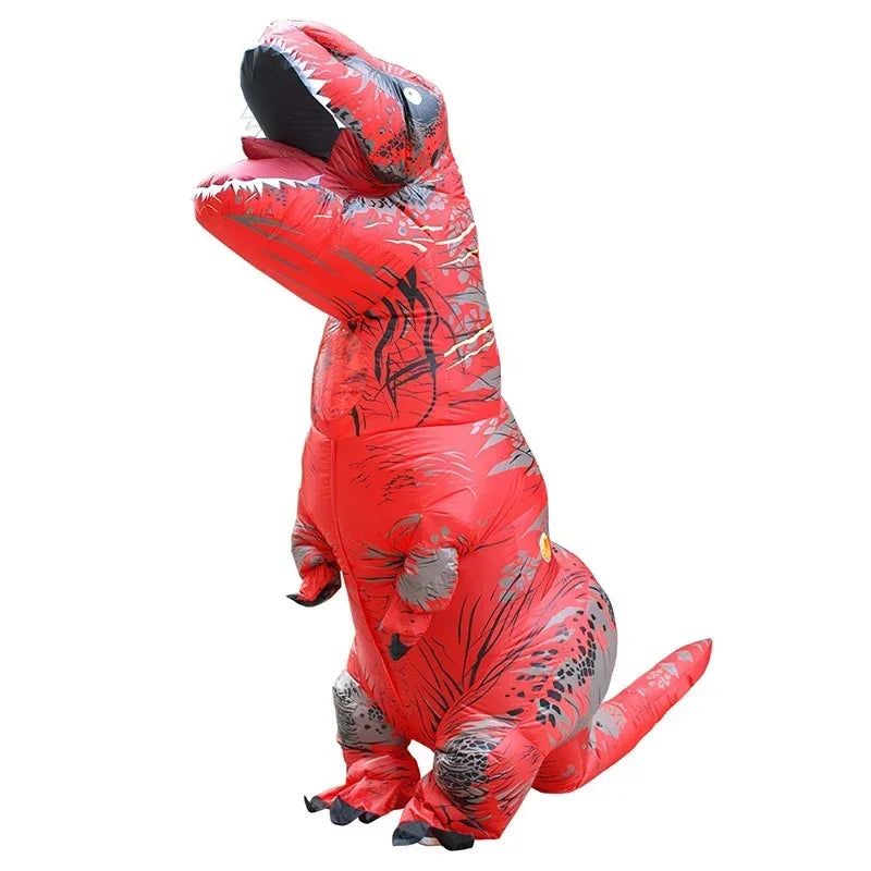 Tyrannosaurus rex inflatable costume mascot