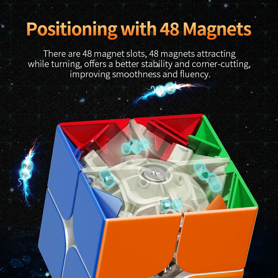 MoYu RS2M RS3M 2x2 3x3 Magnetic Magic Cube