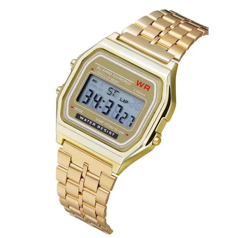 Steel Band Multi-Functional LED Digital Watch