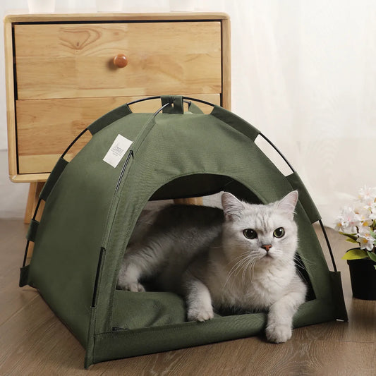 Pet Tent Bed Warm Cushions