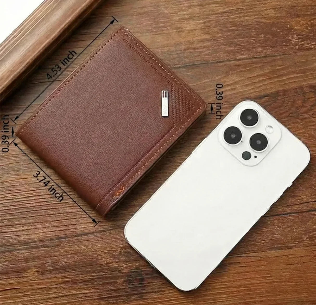 Men's soft PU leather wallet