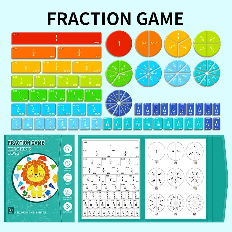 Magnetic Fraction Game