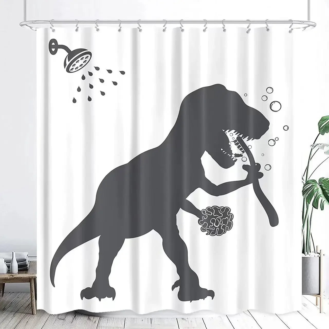 Funny Cat Shower Curtain