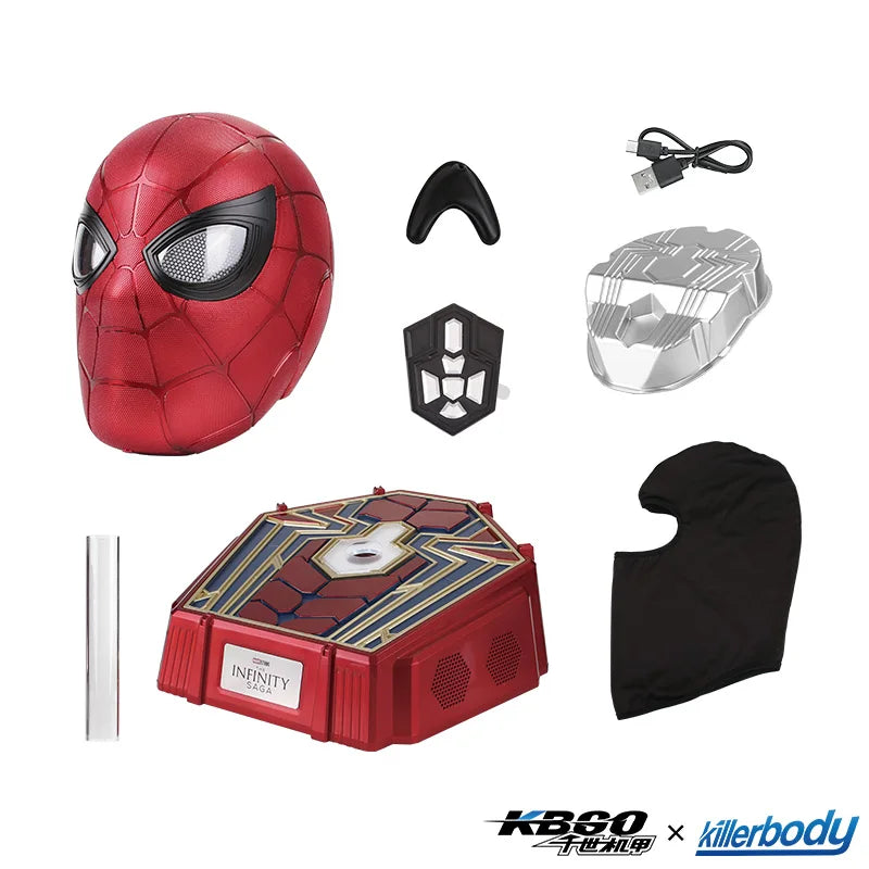 Killerbody Marvel 1: 1 Iron Spider Wearable Helmet With Bluetooth Speaker Base