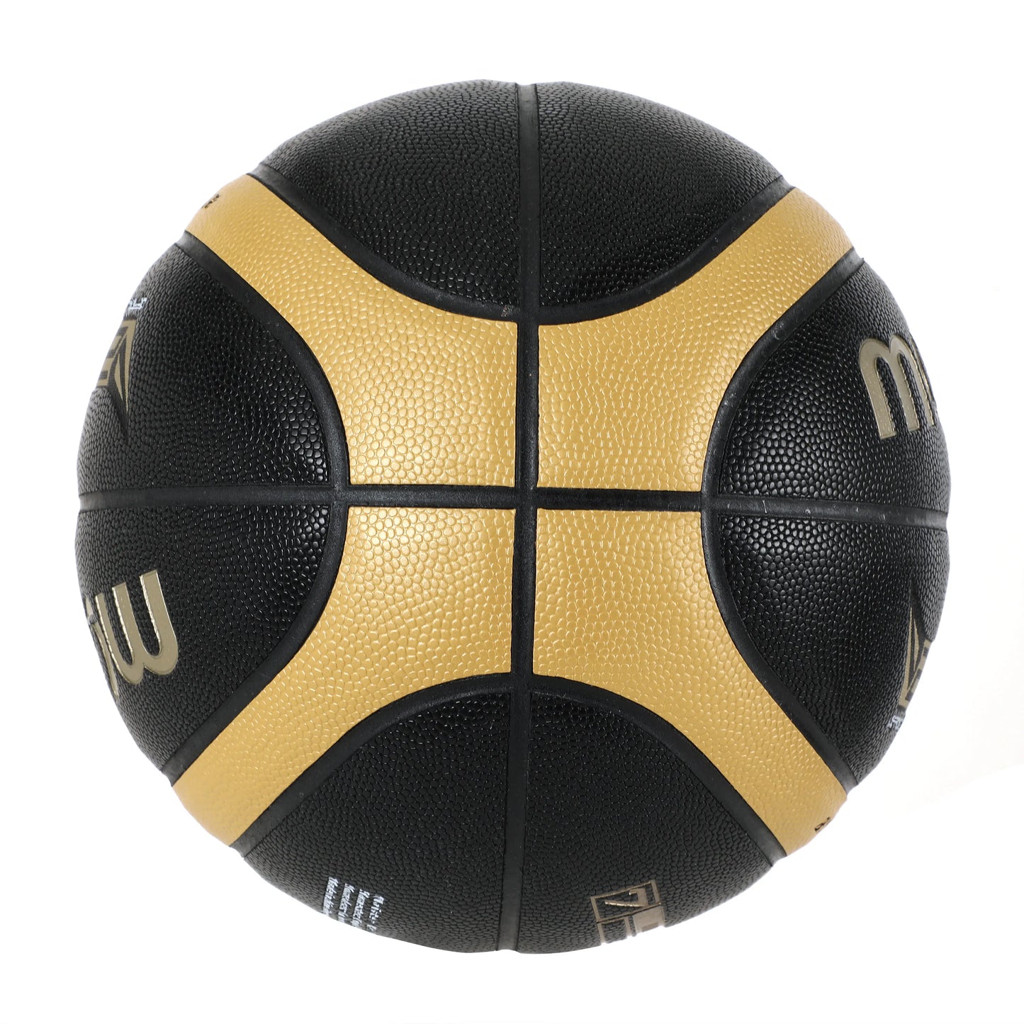 Molten Size 5 6 7 Basketball EZ-K Black Gold PU