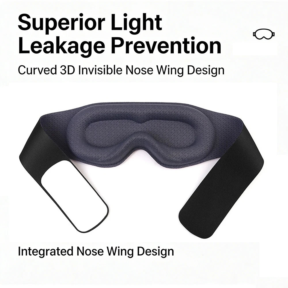 Sleep Mask, Three Dimensional Contour Zero Pressure