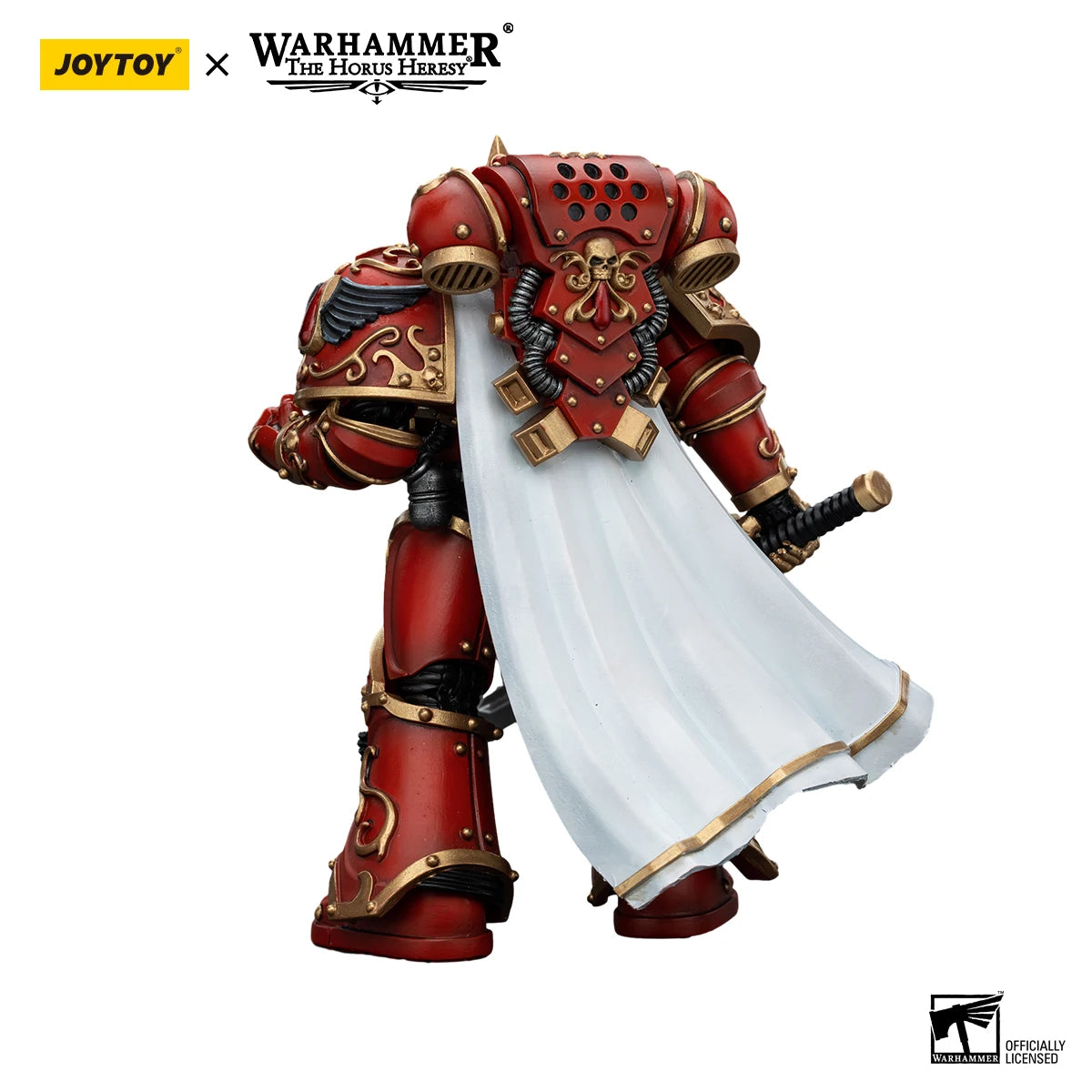 JOYTOY Warhammer 40k 1/18 Action Figures Anime 12.4cm Blood Angels Legion Praetor with Paragon Blade