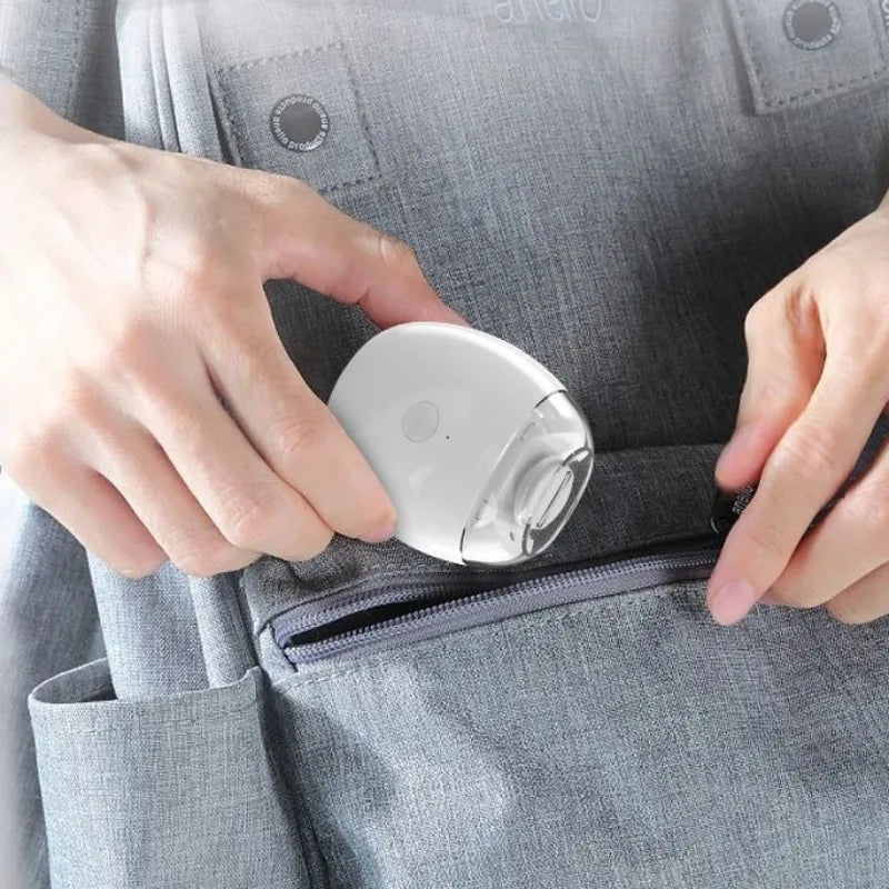 2 IN 1 Electric Nail Clipper Cutter with LED Light