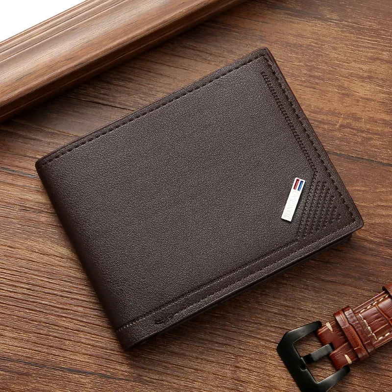 Men's soft PU leather wallet