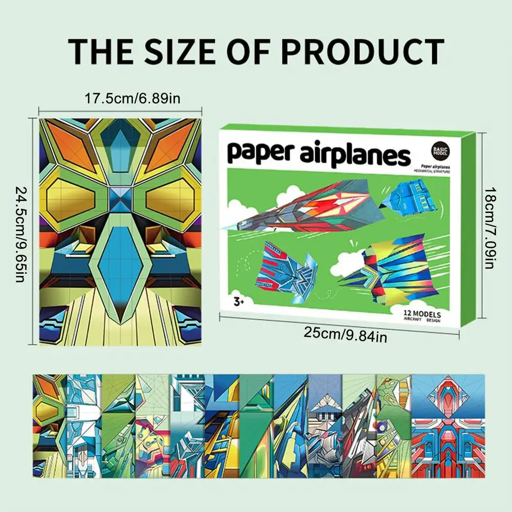 Paper Airplane Book 12 Patterns