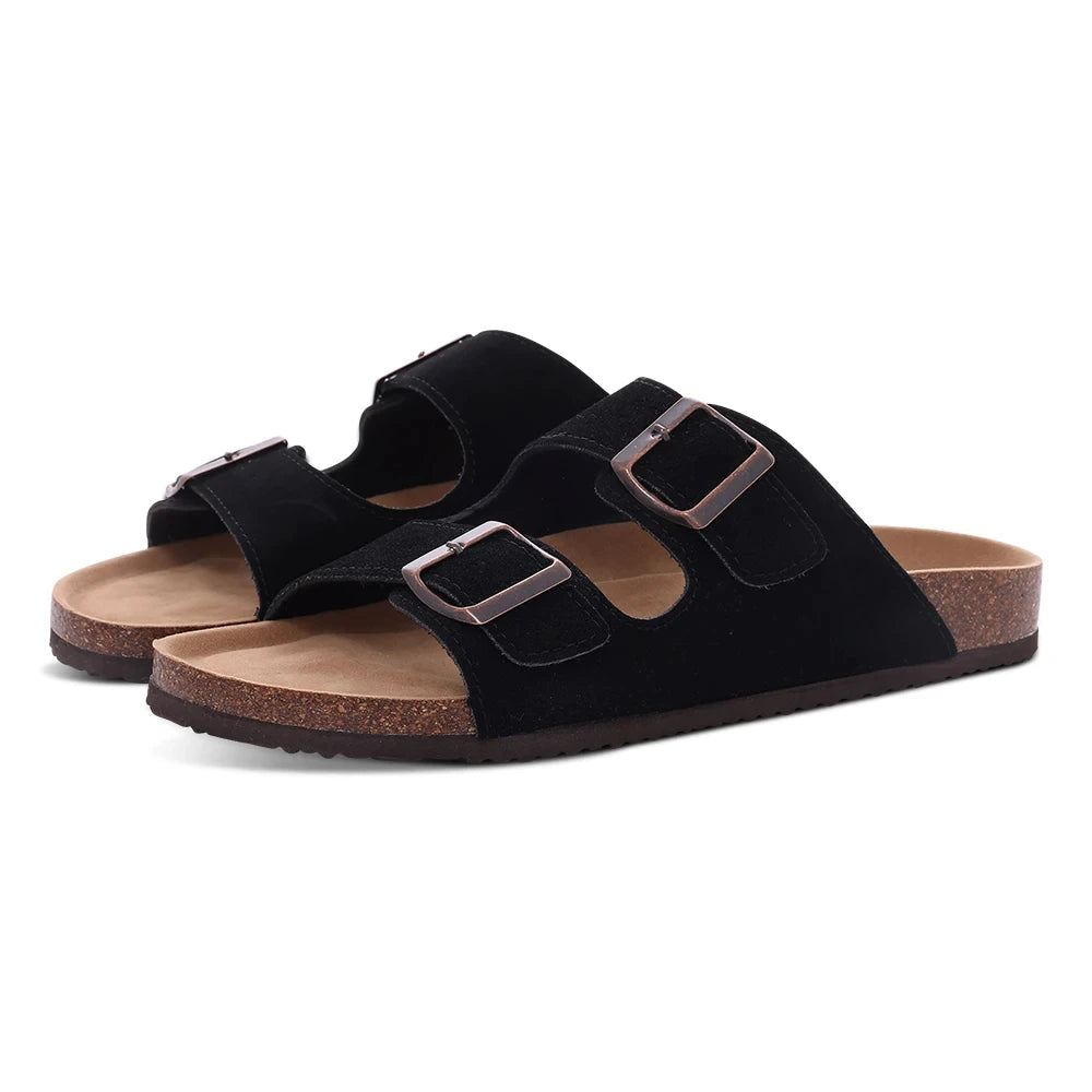 Classic Cork Clogs Suede Sandals With Arch Support