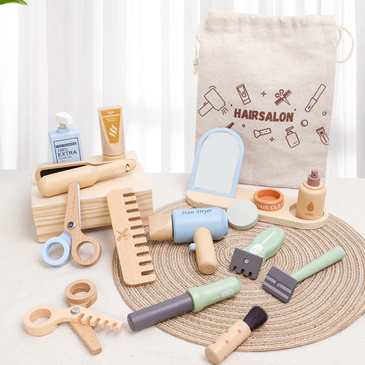 Beauty Salon Wooden Set