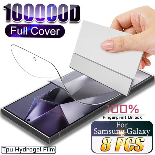 TPU Hydrogel Film For Samsung Galaxy S26 S25 S24 S23 S22 Ultra Plus FE Screen Protector A57 A56 A37 A36 A26 A17 A26 A54 5G