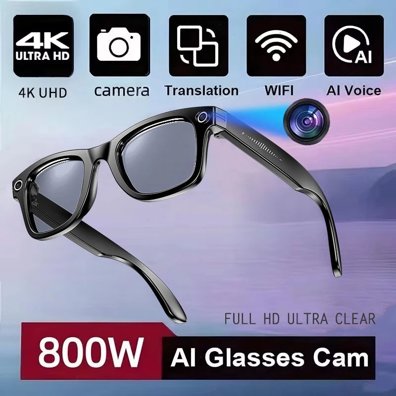 New 800W Camera AI Glasses