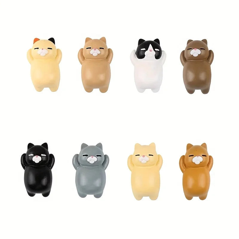 Cat refrigerator magnets 6/8Pcs