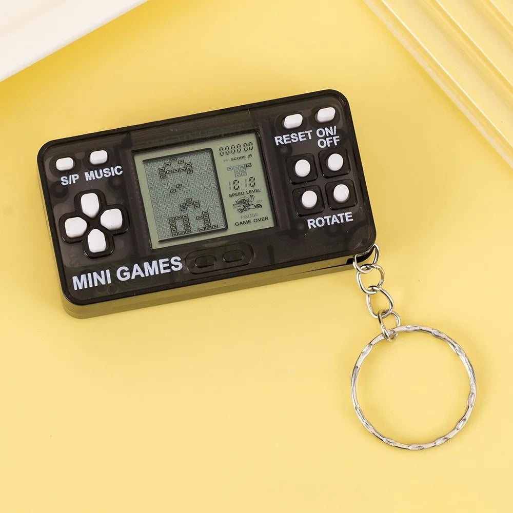 Mini Retro Handheld Game Console Keychain