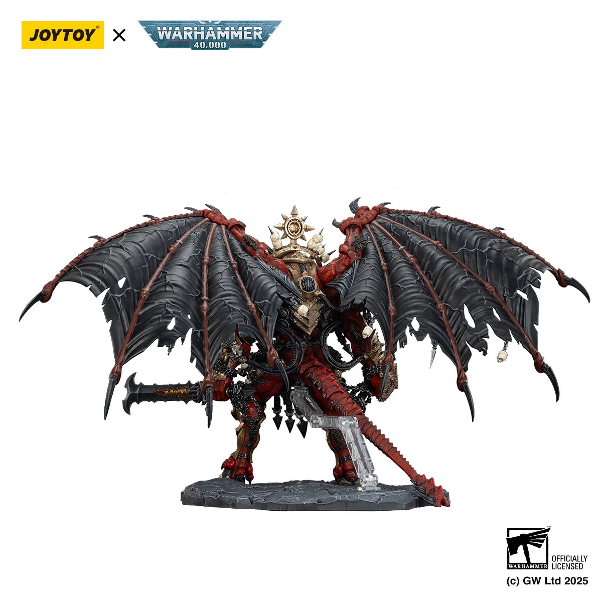 JOYTOY Warhammer 40k 1/18 Action Figures 38cm World Eaters Angron, Daemon Primarch of Khorne