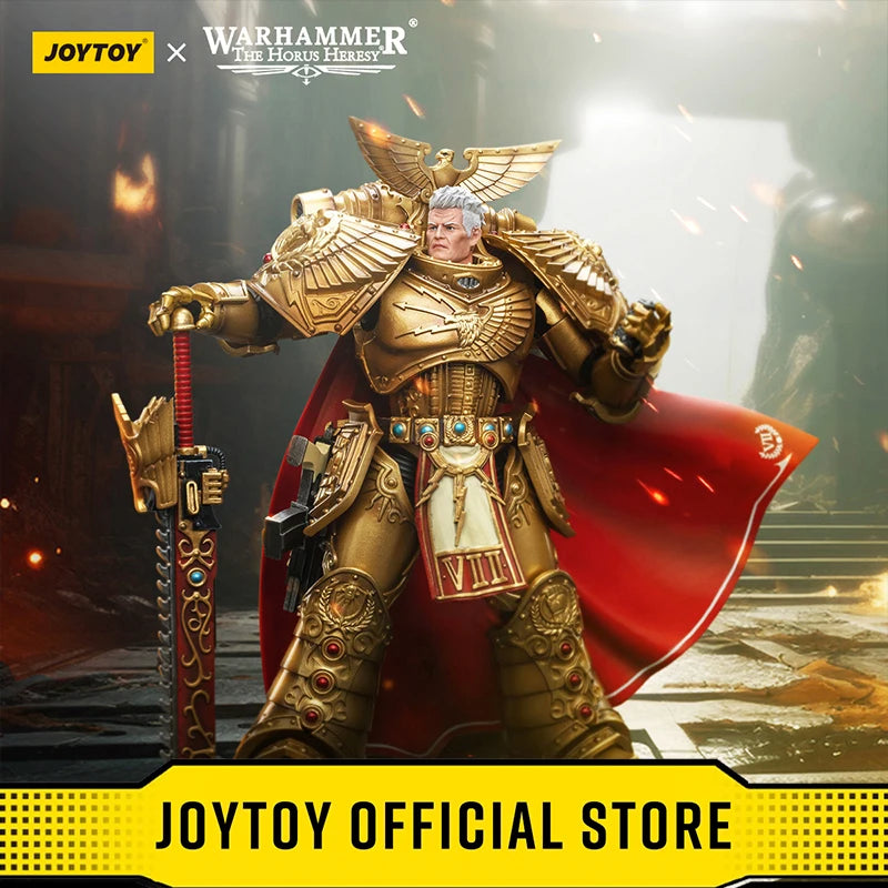 JOYTOY Warhammer 40k 1/18 Action Figures Imperial Fists Rogal Dorn, Primarch of the Vllth Legion