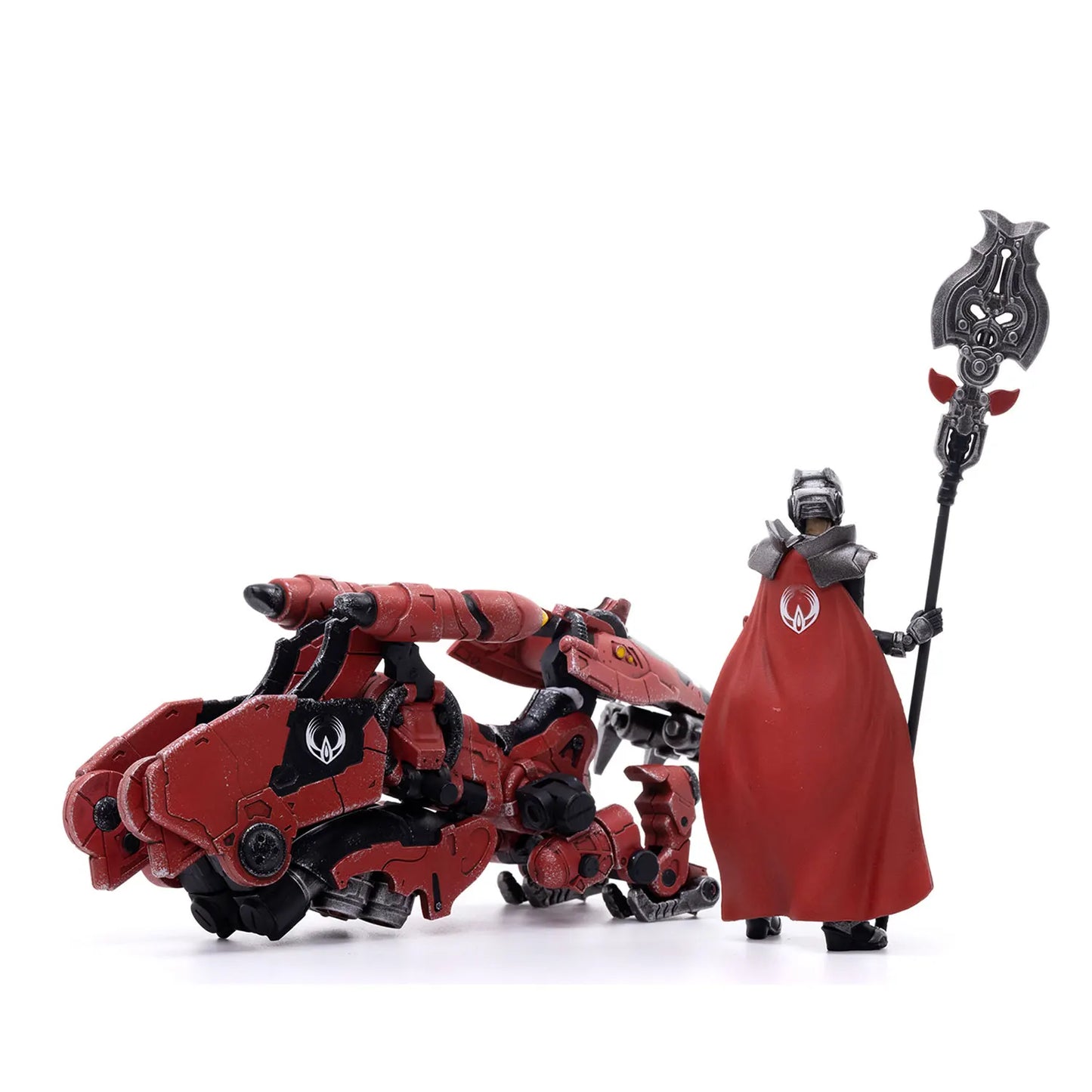 JOYTOY Battle for the Stars 1/18 Action Figures Anime 15cm Saluk Flame Dragon Cavalry Crimson Shadow