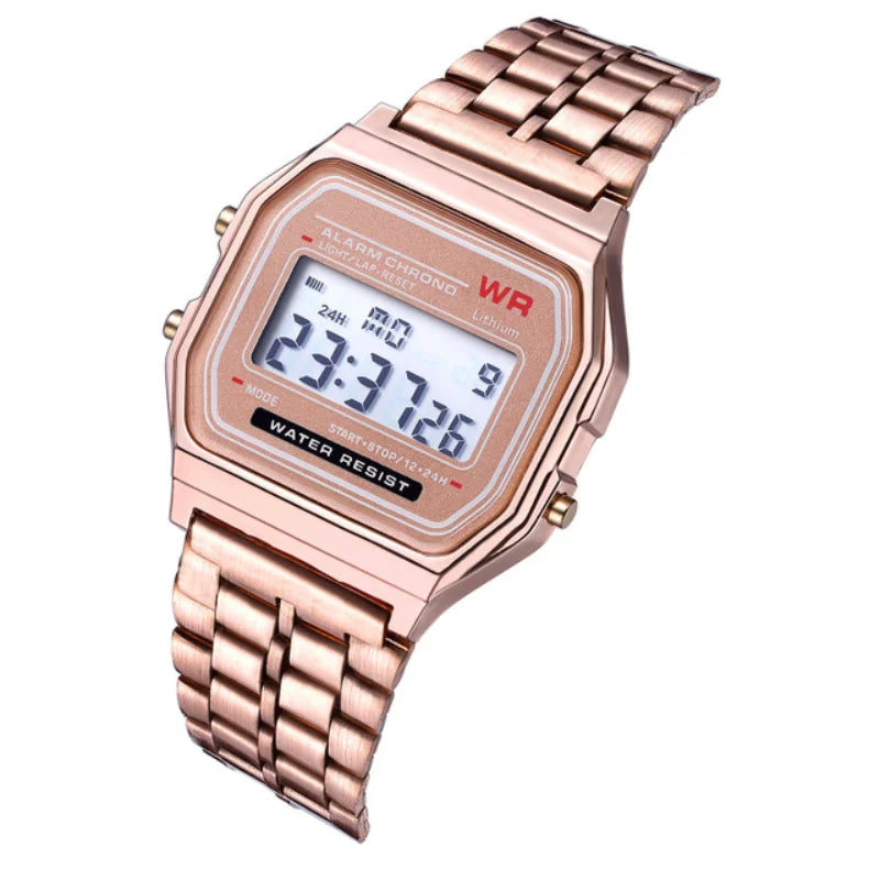 Steel Band Multi-Functional LED Digital Watch