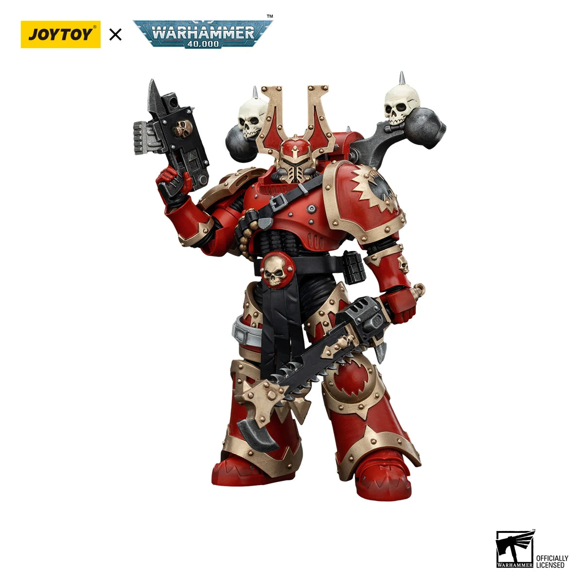 JOYTOY Warhammer 40k 1/18 Action Figures Anime 12.6cm World Eaters Khorne Berzerker
