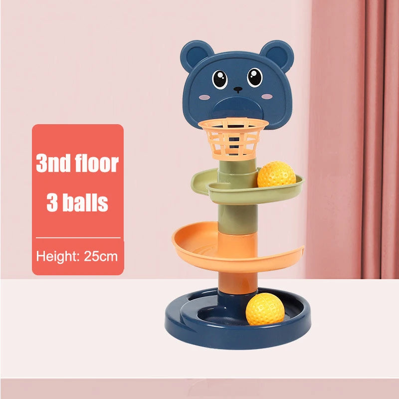 Sliding Rolling Balls Tower For Kids