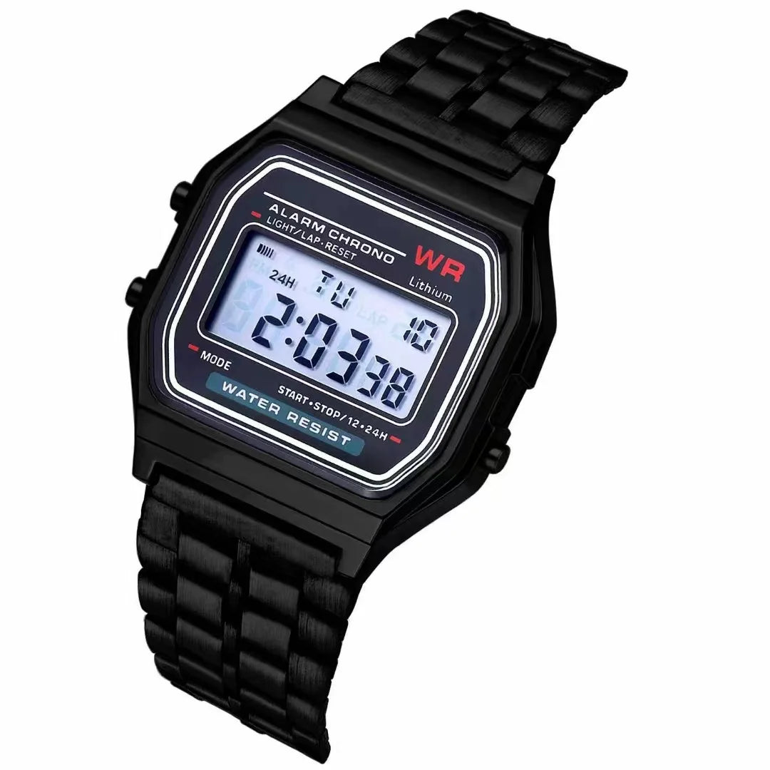 Steel Band Multi-Functional LED Digital Watch