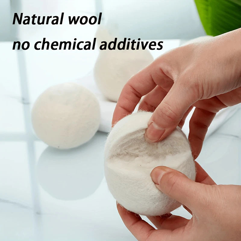 1/3/6PCS Wool Dryer Balls